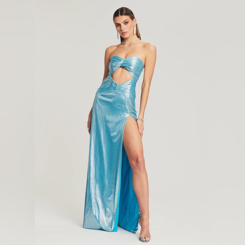Retrofete Soliel Dress in Aqua